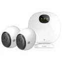 2 Cameras de surveillance 1080P wifi avec station d'accueil