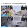 Caméras de surveillance IP sans fil intérieur et extérieur autonomie de 365 jours