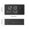 Réveil camera espion Wifi 1080P audio bidirectionnel et vision de nuit