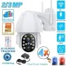 Camera Rotative de surveillance Wifi et IP 1080P Zoom X4 vision de nuit et lampe