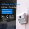 Lampe exterieur avec Camera de surveillance waterproof Wifi et IP