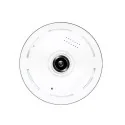 Caméra de surveillance Fisheye vu à 360° Wifi IP infrarouge et detecteur de mouvement