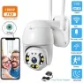 Camera Rotative de surveillance IP et Wifi 1080P vision de nuit audio bidirectionnel 355°