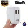 Chargeur Secteur USB camera espion 1080P détecteur de mouvement