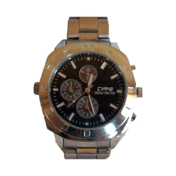 Montre camera espion 4go grise et noire