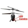 Hélicoptère RC caméra espion éclairage LED