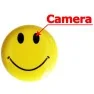 Pince Smiley jaune avec caméra espion