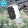 Camera de surveillance batterie 10 mois sans fils IP et Wifi 1080P vision infrarouge