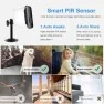 Camera de surveillance batterie 10 mois sans fils IP et Wifi 1080P vision infrarouge