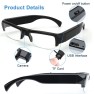 Lunettes à caméra espion Full HD 1080P vidéo et photo 