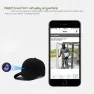 Casquette sport avec caméra espion cachée HD 1080P Wifi