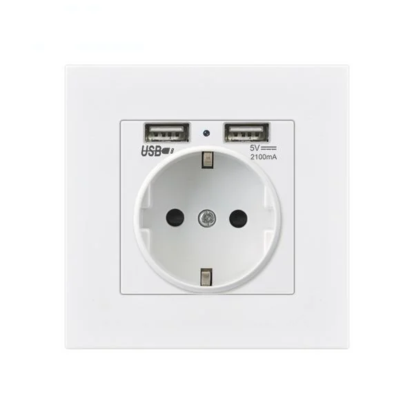 Prise murale caméra Wifi espion Full HD 1080P et 2 prises USB 