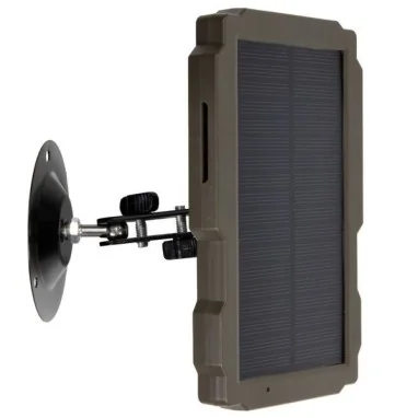 Panneau 12V Solaire avec Batterie 5000mA intégrée pour Camera de Chasse