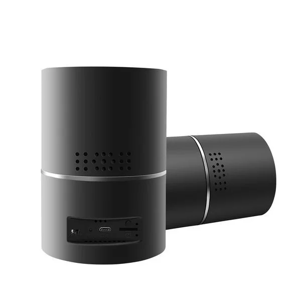 Enceinte Bluetooth caméra espion HD 1080P Wifi audio bidirectionnel détecteur de mouvement