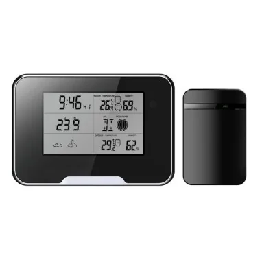 Horloge avec Station météo caméra espion WIFI HD 1080P