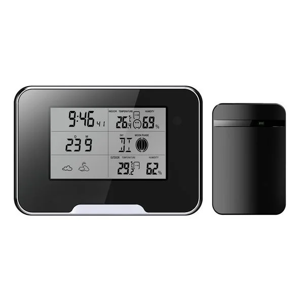 Horloge avec Station météo caméra espion WIFI HD 1080P