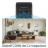 Chargeur secteur caméra espion HD 1080P WIFI vision à infrarouge detection mouvement