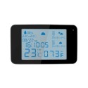 Horloge Station météo avec caméra espion HD 1080P WIFI détecteur de mouvement 