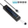 Hub USB 7 ports caméra espion WiFi 4k HD détecteur de mouvement 