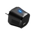 Prise secteur USB caméra espion 4K vision de nuit noire 