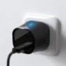 Prise secteur USB caméra espion 4K vision de nuit noire 