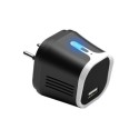 Chargeur USB secteur caméra espion Ultra HD 4K détection de mouvement Wifi blanc