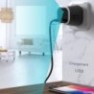 Chargeur USB secteur caméra espion Ultra HD 4K détection de mouvement Wifi blanc