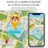 Collier traceur GPS pour chien localisation alerte anti-fugue, bidirectionnelle
