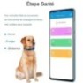 Traceur GPS 4G pour animal de compagnie suivi en temps réel lumière LED 