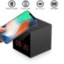 Réveil numérique chargeur induction caméra espion HD 1080P Wifi