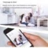 Réveil numérique chargeur induction caméra espion HD 1080P Wifi
