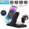 Chargeur induction 3 en 1 à caméra espion Full HD 1080P Wifi 