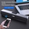 Barre de son à caméra espion Full HD 1080P Wifi vision de nuit 
