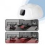 Détecteur de fumée factice à caméra espion HD 1080P 330° vision de nuit Audio Bidirectionnel