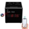 Radio réveil enceinte Bluetooth caméra espion Ultra HD 2K Wifi vision de nuit 