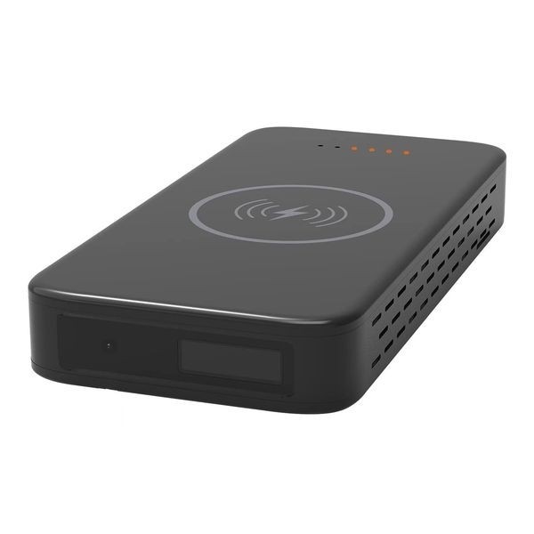 Power Bank 10 000mAh induction à caméra espion 2K vision nocturne détecteur de mouvement 