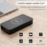 Power Bank 10 000mAh induction à caméra espion 2K vision nocturne détecteur de mouvement 
