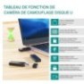 Clé USB à caméra espion HD 1080P détection de mouvement 