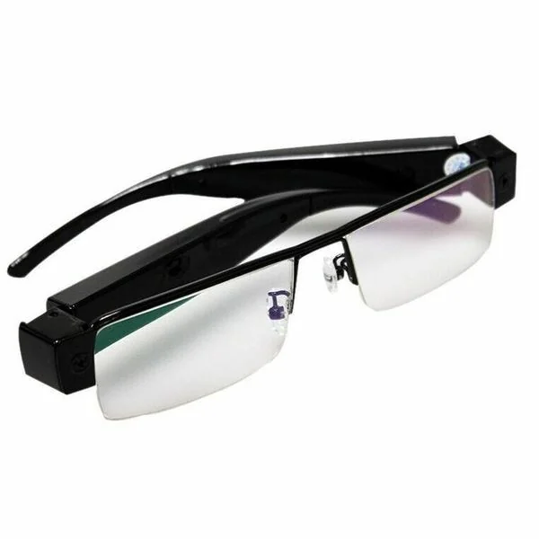 Lunette De Vue Caméra Espion Hd 1080p Détection De Mouvement Appareil Photo  Noir + Sd