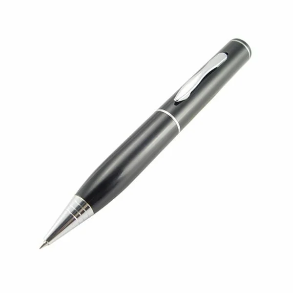 Stylo caméra espion gris et noir 8Go