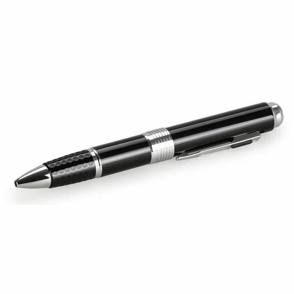 Stylo caméra espion Full HD 1080P noir et gris